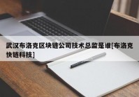 武汉布洛克区块链公司技术总监是谁[布洛克快链科技]